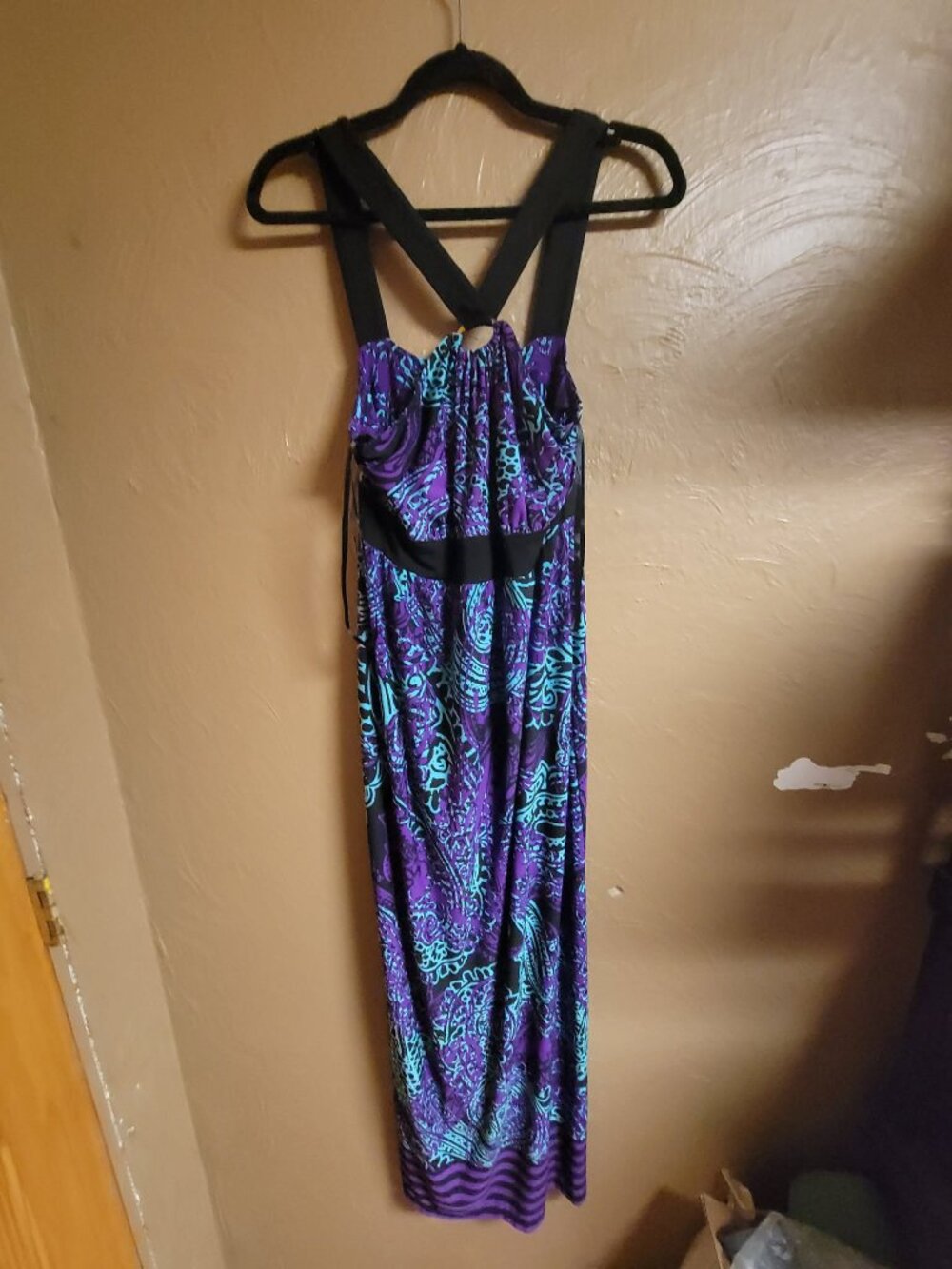 Emma & Michele Women’s Boho Print Maxi Dress Sz M #152